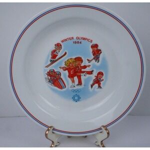 VTG CORELLE Campbell's Kids WINTER OLYMPICS 1984 SOUP Bowl Sarajevo Winter Games